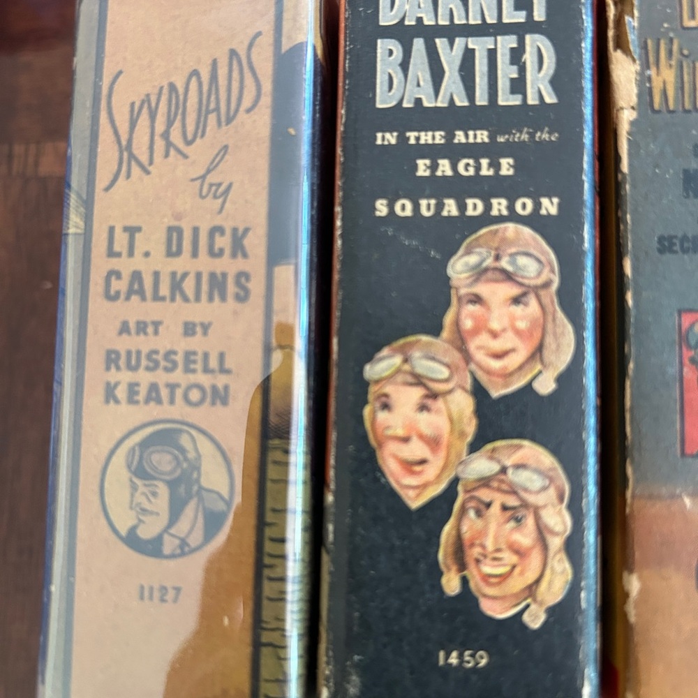 Vintage Big Little Book Collection of four Aviation and action - Picture 3 of 12